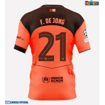 Camisa de Futebol Barcelona Frenkie de Jong #21 Equipamento Alternativo 2025-26 Manga Curta
